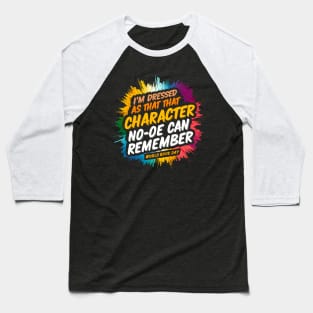 World Book Day Baseball T-Shirt